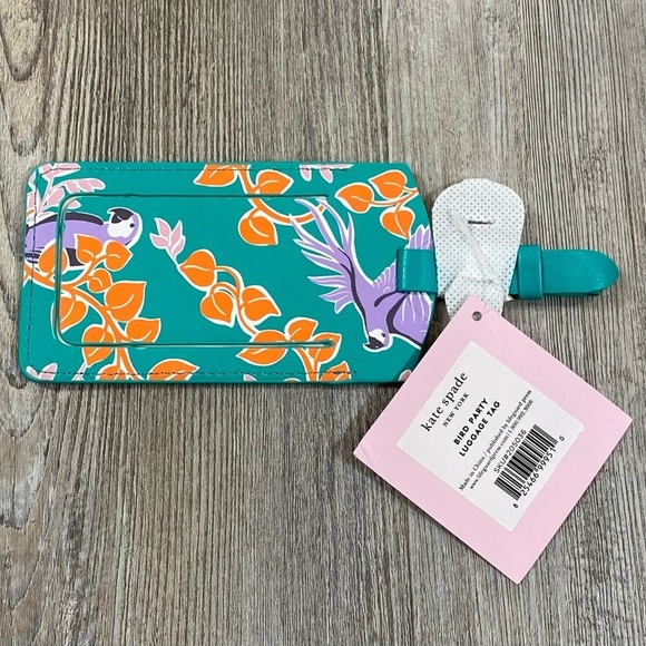 kate spade Accessories - Kate Spade Bird Party Luggage Tag NWT